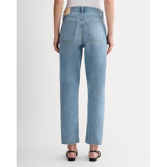 Everlane Women's Straight Leg Jeans - Light Blue - Picture 2 of 9